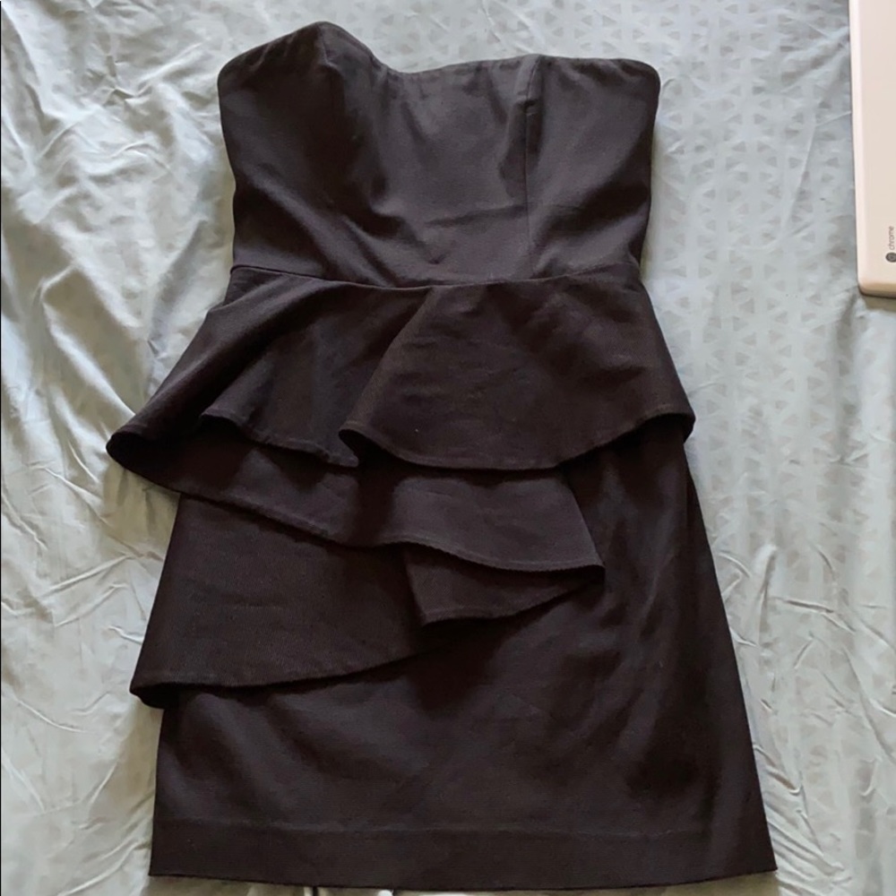 Black mini dress